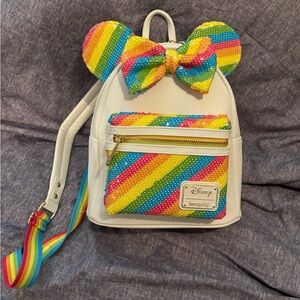 Loungefly rainbow sequins